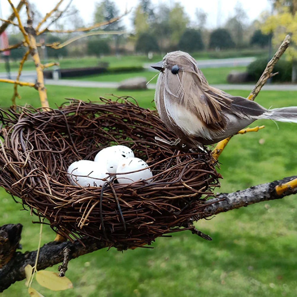 Artificial Bird Nest Decor Ornament Fake Bird Eggs Home Store Office Bar Props DIY Micro Landscape Christmas Kids Photo
Artificial Bird Nest Decor Ornament Fake Bird Eggs Home Store Office Bar Props DIY Micro Landscape Christmas Kids Photo