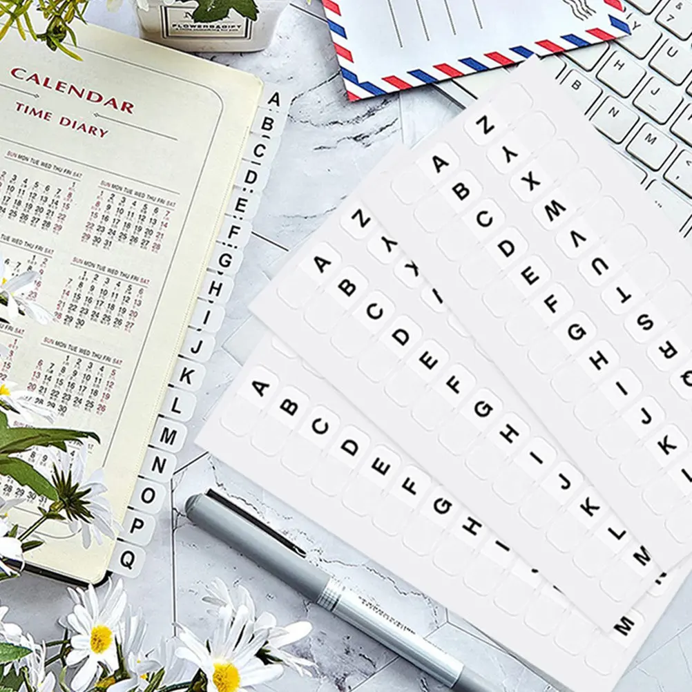 30 Sheets Alphabetical Page Markers Tabs Pet Plastic Book Sticky Tabs for Indexing Notes Labeling Reading Annotation School
30 Sheets Alphabetical Page Markers Tabs Pet Plastic Book Sticky Tabs for Indexing Notes Labeling Reading Annotation School