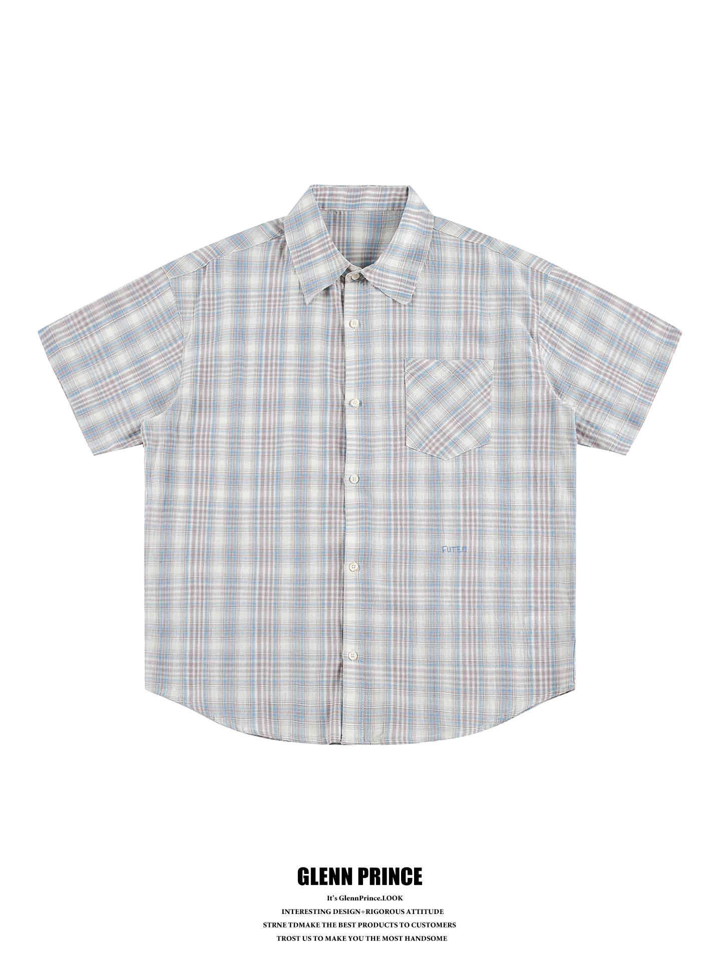 GPstudio American Retro Lazy Plaid Brushed Short Sleeve Men's Summer Trendy Versatile Cotton Shirt Breathable Comfortable
GPstudio American Retro Lazy Plaid Brushed Short Sleeve Men's Summer Trendy Versatile Cotton Shirt Breathable Comfortable