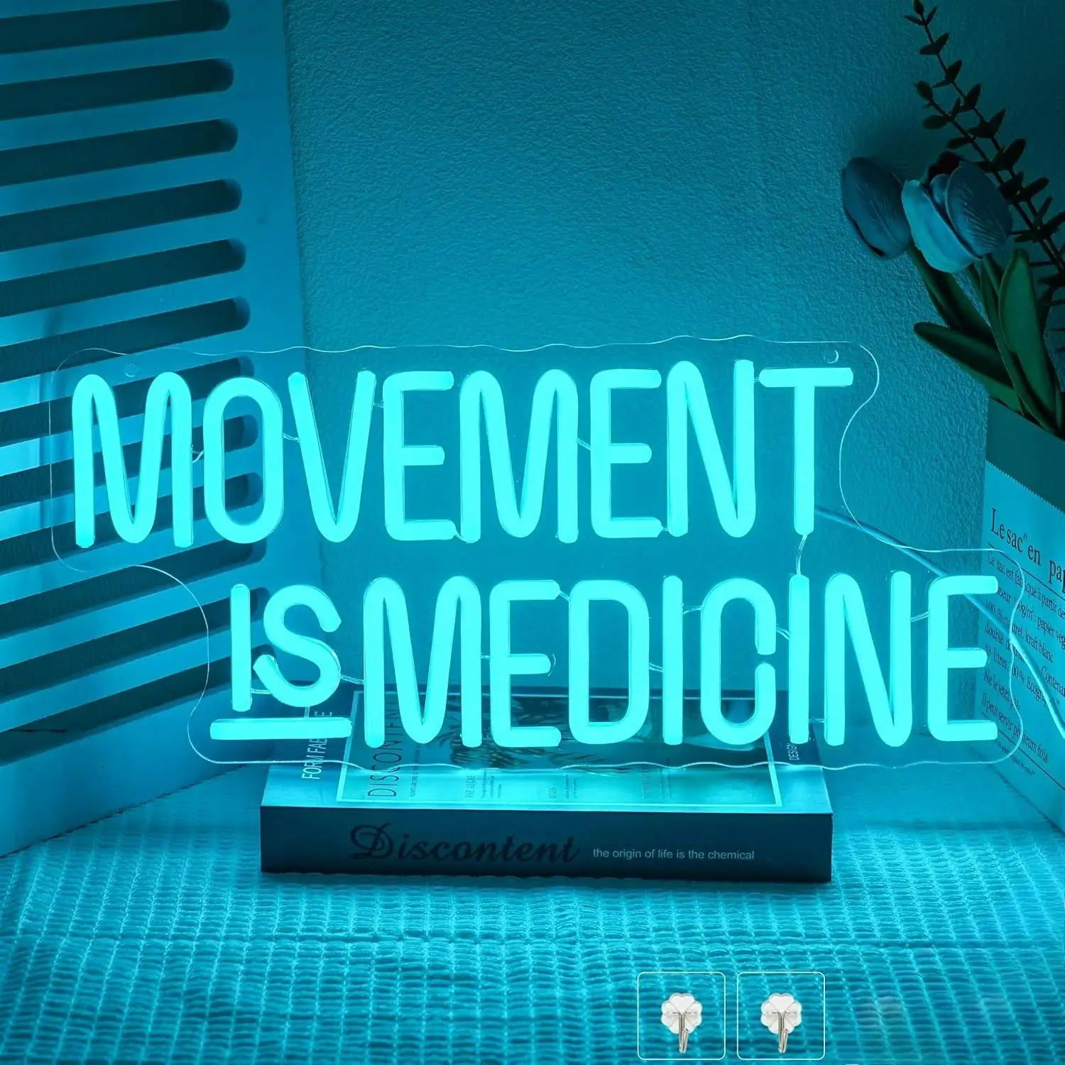 Movement Is Medicine Neon Sign USB Powered Gym LED Lights for Sports Room Exercise Room Party Bar Fitness Club Gym Wall Decor
Movement Is Medicine Neon Sign USB Powered Gym LED Lights for Sports Room Exercise Room Party Bar Fitness Club Gym Wall Decor