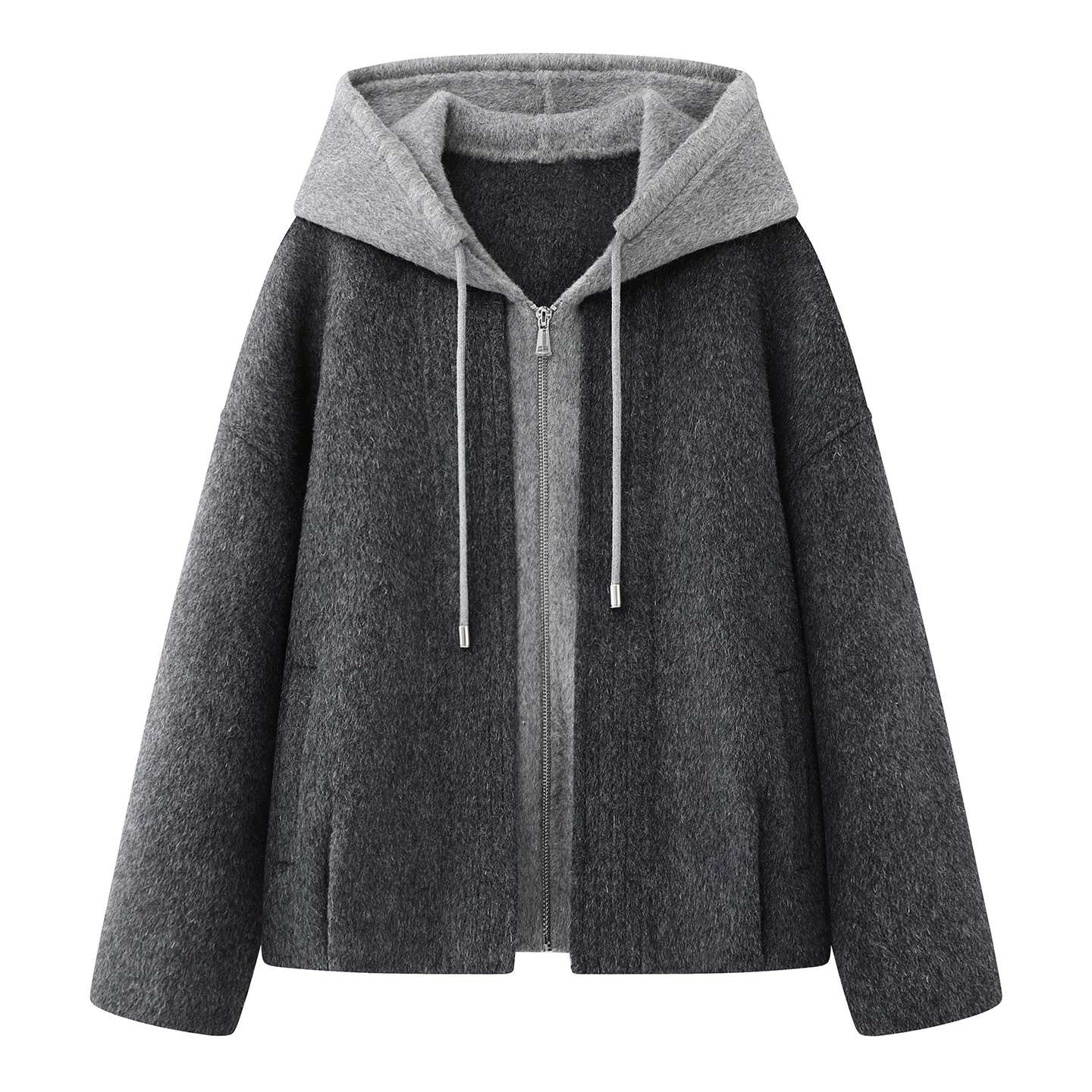 Шерстяное двустороннее твидовое пальто из 100% шерсти, имитация двухслойной шерстяной верхней одежды, женское зимнее новое свободное пальто с длинными рукавами для повседневной носки
Шерстяное двустороннее твидовое пальто из 100% шерсти, имитация двухслойной шерстяной верхней одежды, женское зимнее новое свободное пальто с длинными рукавами для повседневной носки