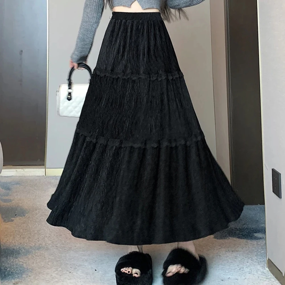 Daily Wear Home Use High Waist A-Line Skirt Loose Fit Skirt High Elasticity Leisure Style Regular Length Solid Pattern
Daily Wear Home Use High Waist A-Line Skirt Loose Fit Skirt High Elasticity Leisure Style Regular Length Solid Pattern