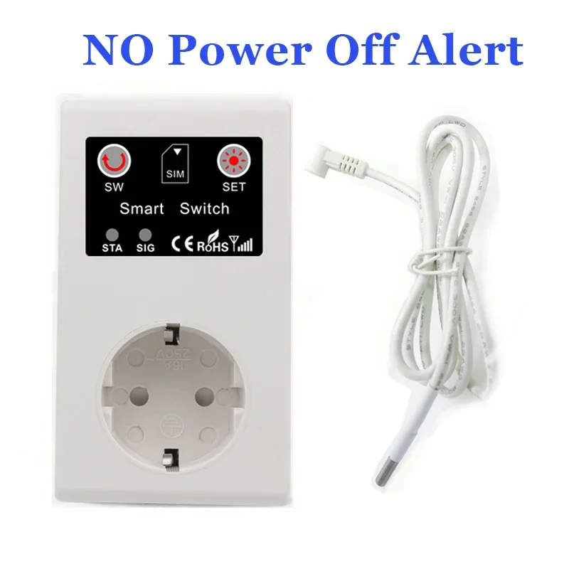 SC1 EU GSM Power Socket Remote Control 16A Smart Power Socket Outlet Temperature Sensor Controller Plug Intelligent Relay
SC1 EU GSM Power Socket Remote Control 16A Smart Power Socket Outlet Temperature Sensor Controller Plug Intelligent Relay