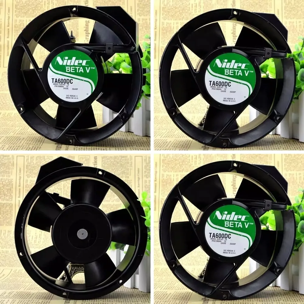 For Nidec TA600DC A33142-10 24V 0.55A 17CM 170*50MM Inverter Cooling Fan
For Nidec TA600DC A33142-10 24V 0.55A 17CM 170*50MM Inverter Cooling Fan