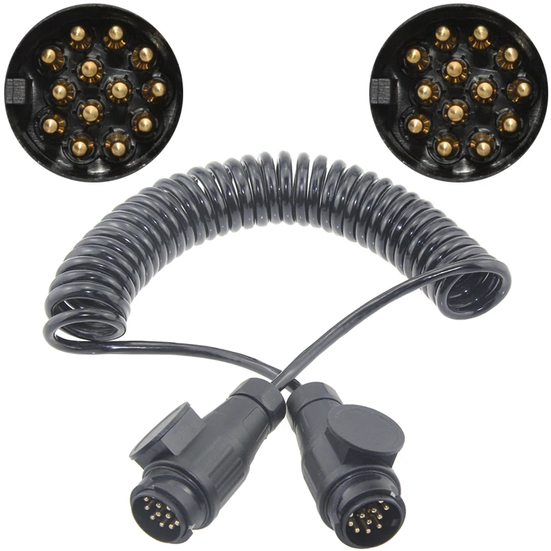 European Standard 13-pin Trailer Male/female 13-hole G550 R400 Tank 300 Great Wall Off-road Gun Power Connector
European Standard 13-pin Trailer Male/female 13-hole G550 R400 Tank 300 Great Wall Off-road Gun Power Connector
