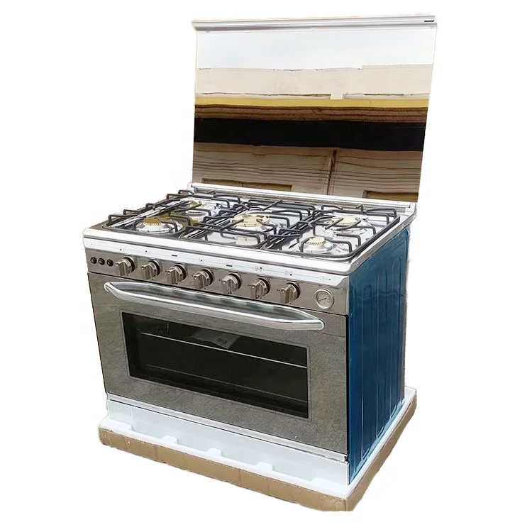 Freestanding 5 Plate Gas Stove 5 burner Gas Stove with Oven Grill Installation for Household and Restaurant Kitchen Use
Freestanding 5 Plate Gas Stove 5 burner Gas Stove with Oven Grill Installation for Household and Restaurant Kitchen Use
