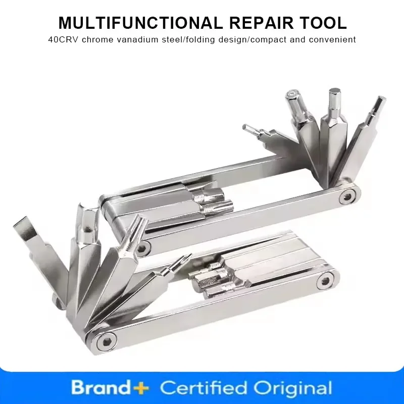 8-in-1 Bicycle Multi-Tool Kit - Portable Hex Wrench Bike Repair Tool Set for Mountain, Road & Hybrid Cycles Amagi
8-in-1 Bicycle Multi-Tool Kit - Portable Hex Wrench Bike Repair Tool Set for Mountain, Road & Hybrid Cycles Amagi