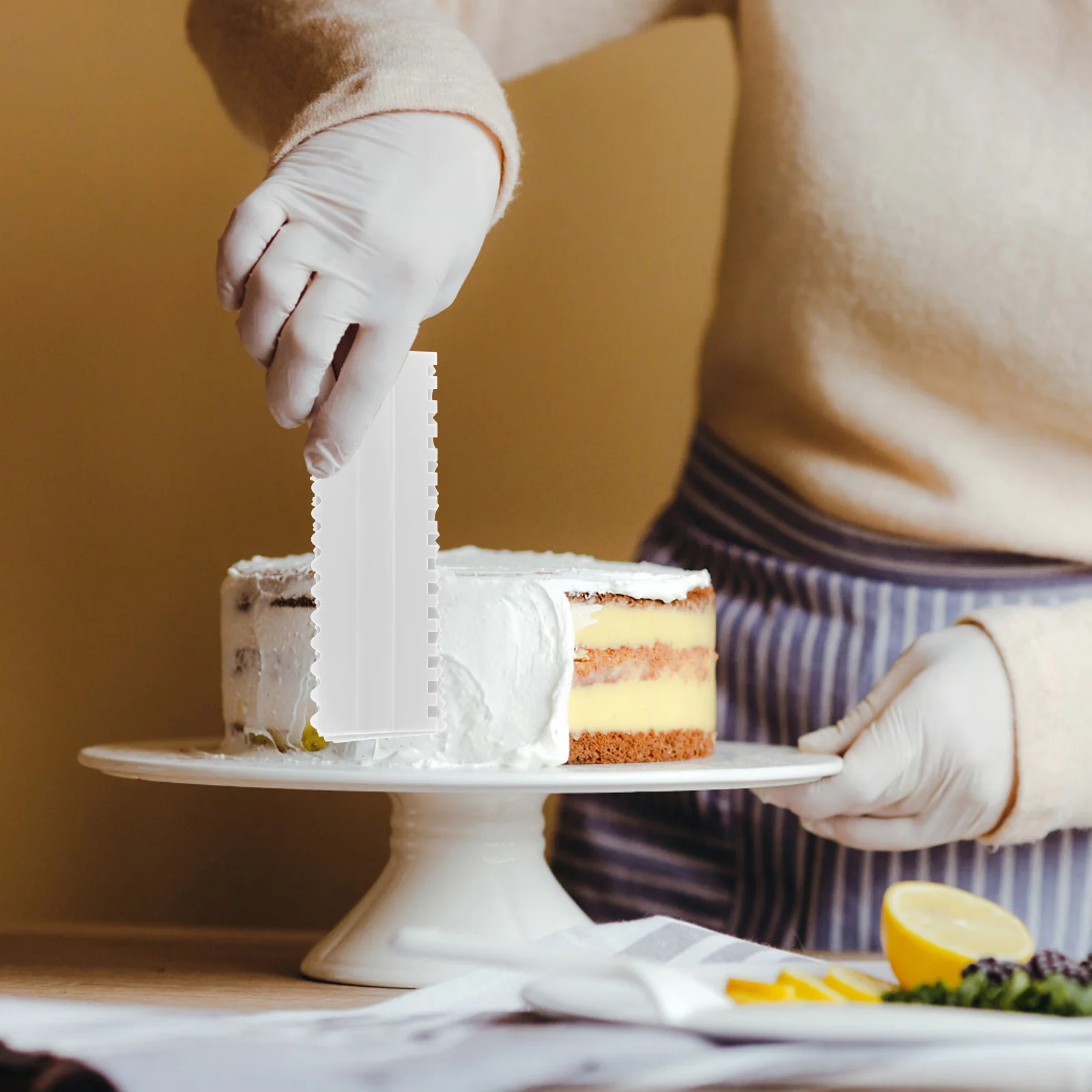 4Pcs Silicone Cream Scraper Set Cake Scraping Boards for Smooth Icing Non-Stick Heat Resistant Baking Tools Cake Scraping Boards
4Pcs Silicone Cream Scraper Set Cake Scraping Boards for Smooth Icing Non-Stick Heat Resistant Baking Tools Cake Scraping Boards