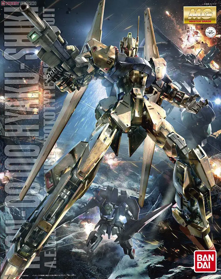 Bandai MG 1/100 MSN-00100 Hyaku-Shiki Ver.2.0 Gold Coating Z Gundam Model Kit
Bandai MG 1/100 MSN-00100 Hyaku-Shiki Ver.2.0 Gold Coating Z Gundam Model Kit