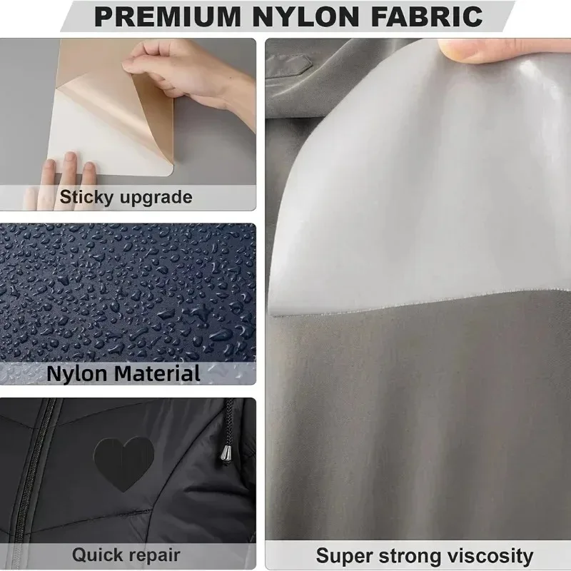Wear Resistant Thickened Nylon Fabric Repair Patch Canvas Waterproof Self-adhesive Tape for Clothing Down Jacket Tent Car Seat
Wear Resistant Thickened Nylon Fabric Repair Patch Canvas Waterproof Self-adhesive Tape for Clothing Down Jacket Tent Car Seat