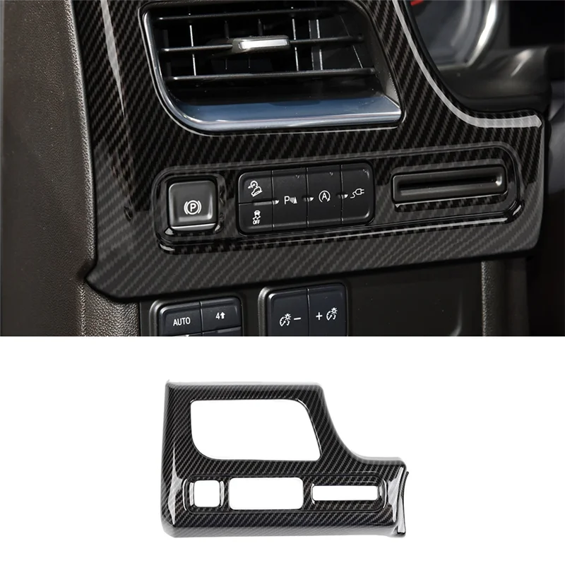 1 PCS Electronic Handbrake Switch Panel Carbon Fiber Pattern ABS For Chevy Suburban 2020-2023 Tahoe 2021-2023
1 PCS Electronic Handbrake Switch Panel Carbon Fiber Pattern ABS For Chevy Suburban 2020-2023 Tahoe 2021-2023