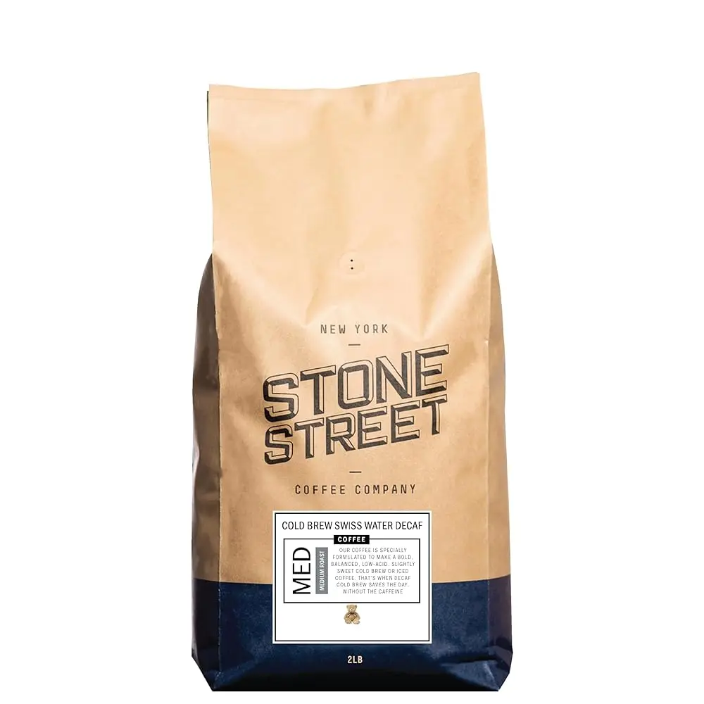 Decaf Coffee, Ground, Swiss Water Proc Naturally Decaffeinated Coffee, Medium Roast, 2 Lb
Decaf Coffee, Ground, Swiss Water Proc Naturally Decaffeinated Coffee, Medium Roast, 2 Lb