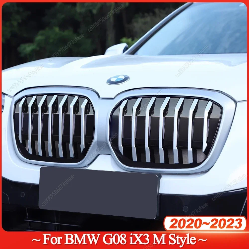 Автомобильный передний бампер, решетка для почек для BMW G08 iX3 2020 2021 2022 2023 M Style, решетка воздухозаборника, гоночные решетки, обвесы, тюнинг 
Автомобильный передний бампер, решетка для почек для BMW G08 iX3 2020 2021 2022 2023 M Style, решетка воздухозаборника, гоночные решетки, обвесы, тюнинг