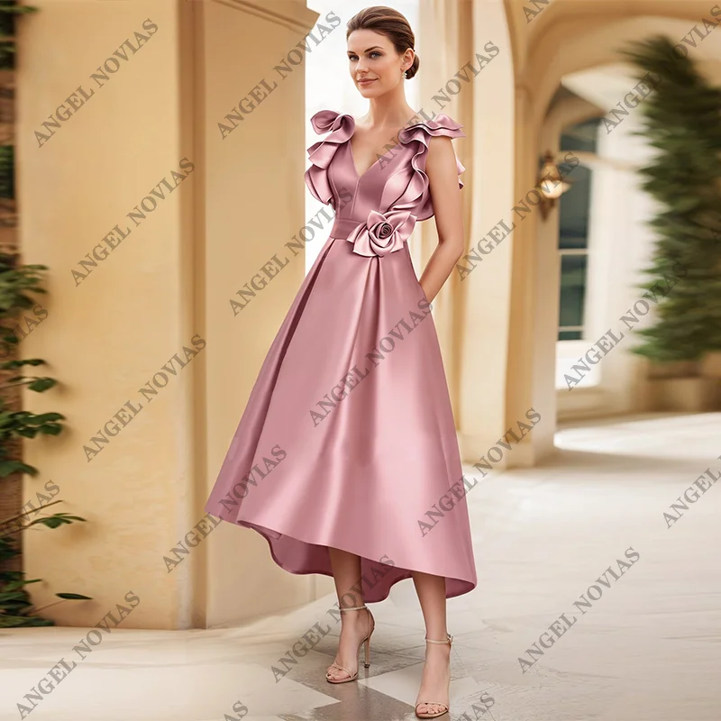 Customized High Low Tea Length Mother of the Bride Dress Wedding Guest Dress vestidos de mujer elegantes para fiesta boda
Customized High Low Tea Length Mother of the Bride Dress Wedding Guest Dress vestidos de mujer elegantes para fiesta boda