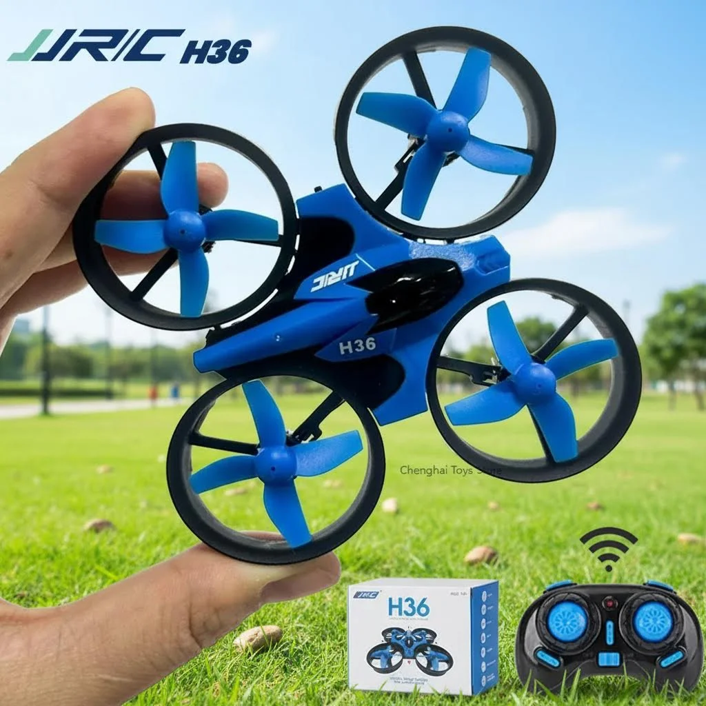 Мини-дрон H36 с 6-осевой системой, безголовым режимом, FPV, карманный радиоуправляемый вертолет-самолет, квадрокоптер, игрушка, подарок на Рождество JJRC
Мини-дрон H36 с 6-осевой системой, безголовым режимом, FPV, карманный радиоуправляемый вертолет-самолет, квадрокоптер, игрушка, подарок на Рождество JJRC