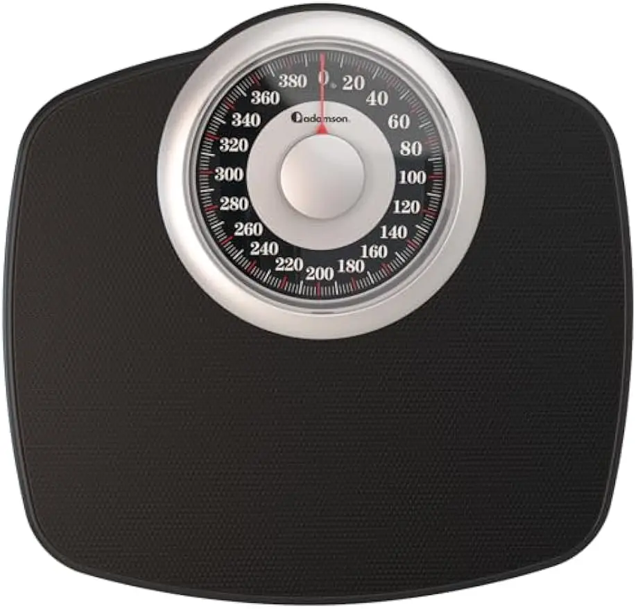 Аналоговые весы для ванной комнаты — емкость 400 фунтов, противоскользящая поверхность, батарейки не требуется с гарантией 20 лет.
Аналоговые весы для ванной комнаты — емкость 400 фунтов, противоскользящая поверхность, батарейки не требуется с гарантией 20 лет.