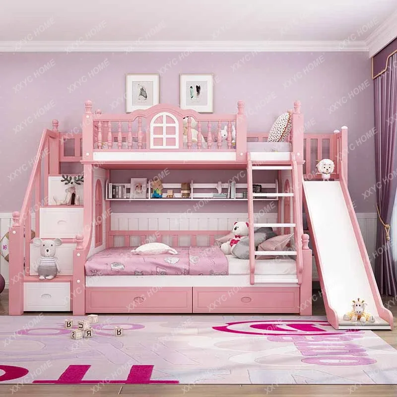 Nordic Style All Solid Wood Bunk Bed Slide Princess Up Down Bed For Bedroom Bed Design Multifunctional Furniture
Nordic Style All Solid Wood Bunk Bed Slide Princess Up Down Bed For Bedroom Bed Design Multifunctional Furniture