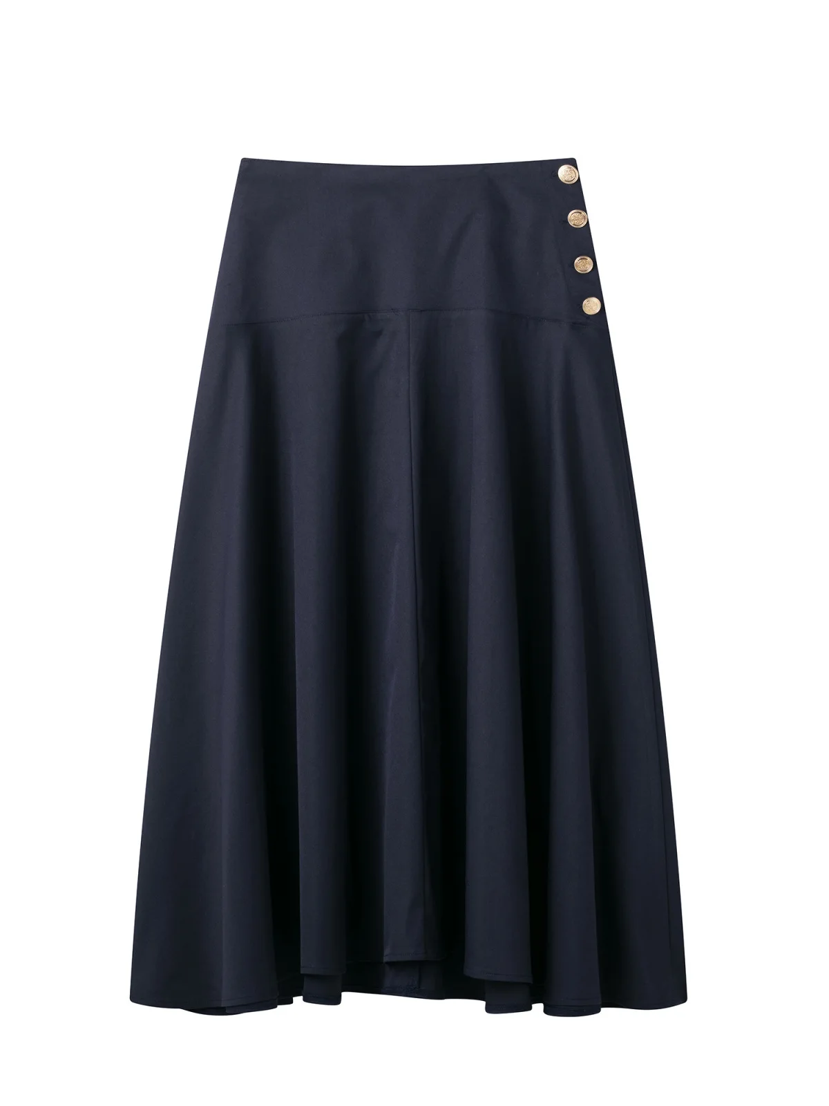 Fashion High Waist Commuting Women's Skirts Solid Color Commuting Button Ankle Length Skirt Autumn Loose A-line Dress
Fashion High Waist Commuting Women's Skirts Solid Color Commuting Button Ankle Length Skirt Autumn Loose A-line Dress
