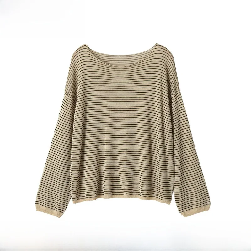 Spring Summer New Arrival Women's Fashionable Long Sleeve round Neck Thin Knitted Sweater Ultra Light Polyester Fiber Casual ...
Spring Summer New Arrival Women's Fashionable Long Sleeve round Neck Thin Knitted Sweater Ultra Light Polyester Fiber Casual ...