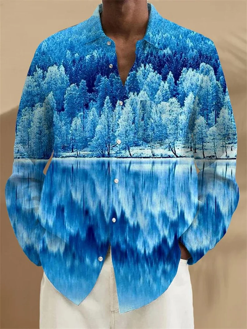 2025 Men's Printed Long Sleeve Shirt Fashion Design Luxury Long Sleeve Top Men's Four Seasons Button Collar Shirt
2025 Men's Printed Long Sleeve Shirt Fashion Design Luxury Long Sleeve Top Men's Four Seasons Button Collar Shirt