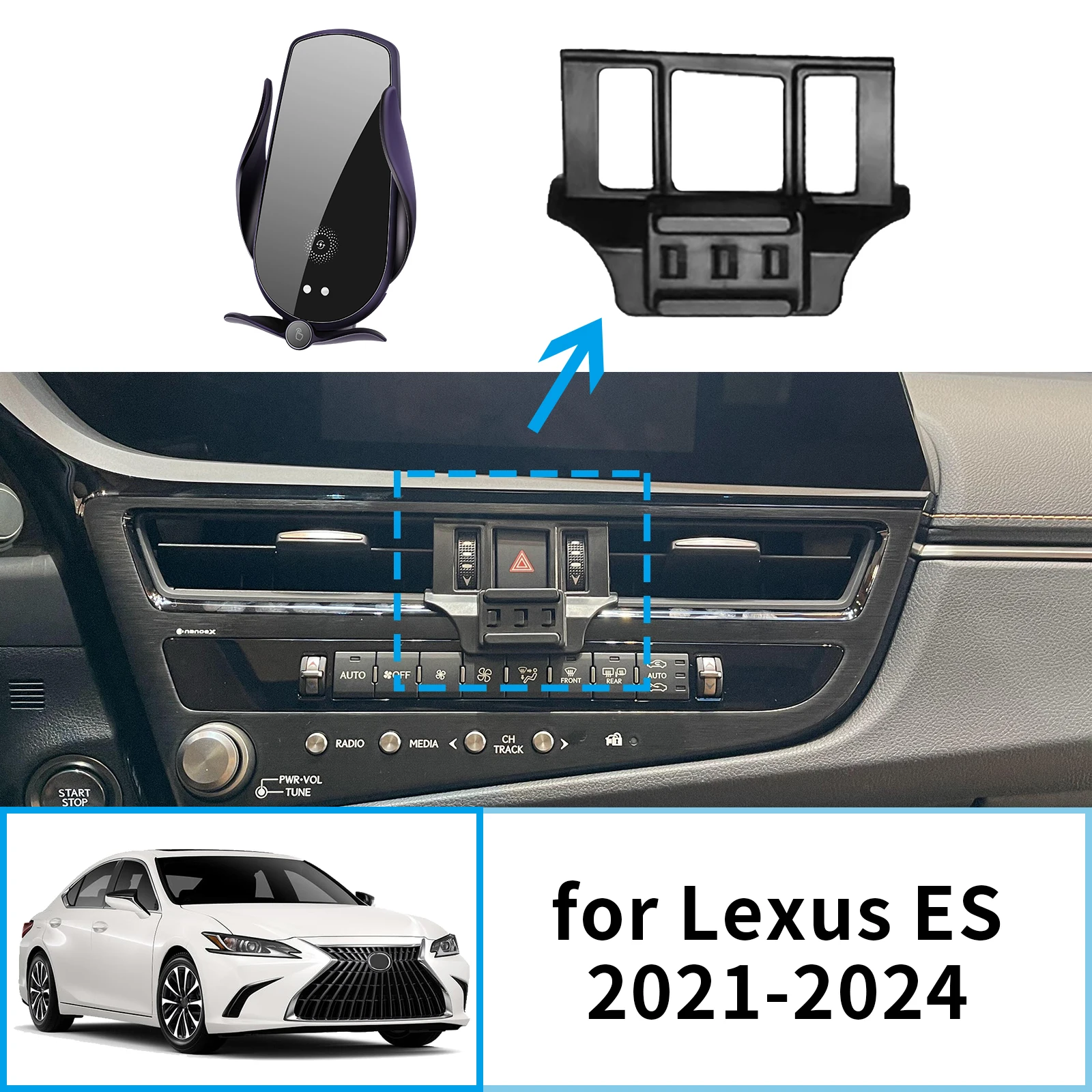 for Lexus ES 200 300H 250 350 2021 2022 2023 2024 GPS Bracket Navigation Stand Auto Accessories
for Lexus ES 200 300H 250 350 2021 2022 2023 2024 GPS Bracket Navigation Stand Auto Accessories