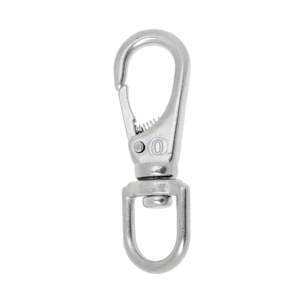 Boat Snap Hook Stainless Steel Carabiner Spring Clip Lock for Marine Rail Netting Fishing Gear
Boat Snap Hook Stainless Steel Carabiner Spring Clip Lock for Marine Rail Netting Fishing Gear