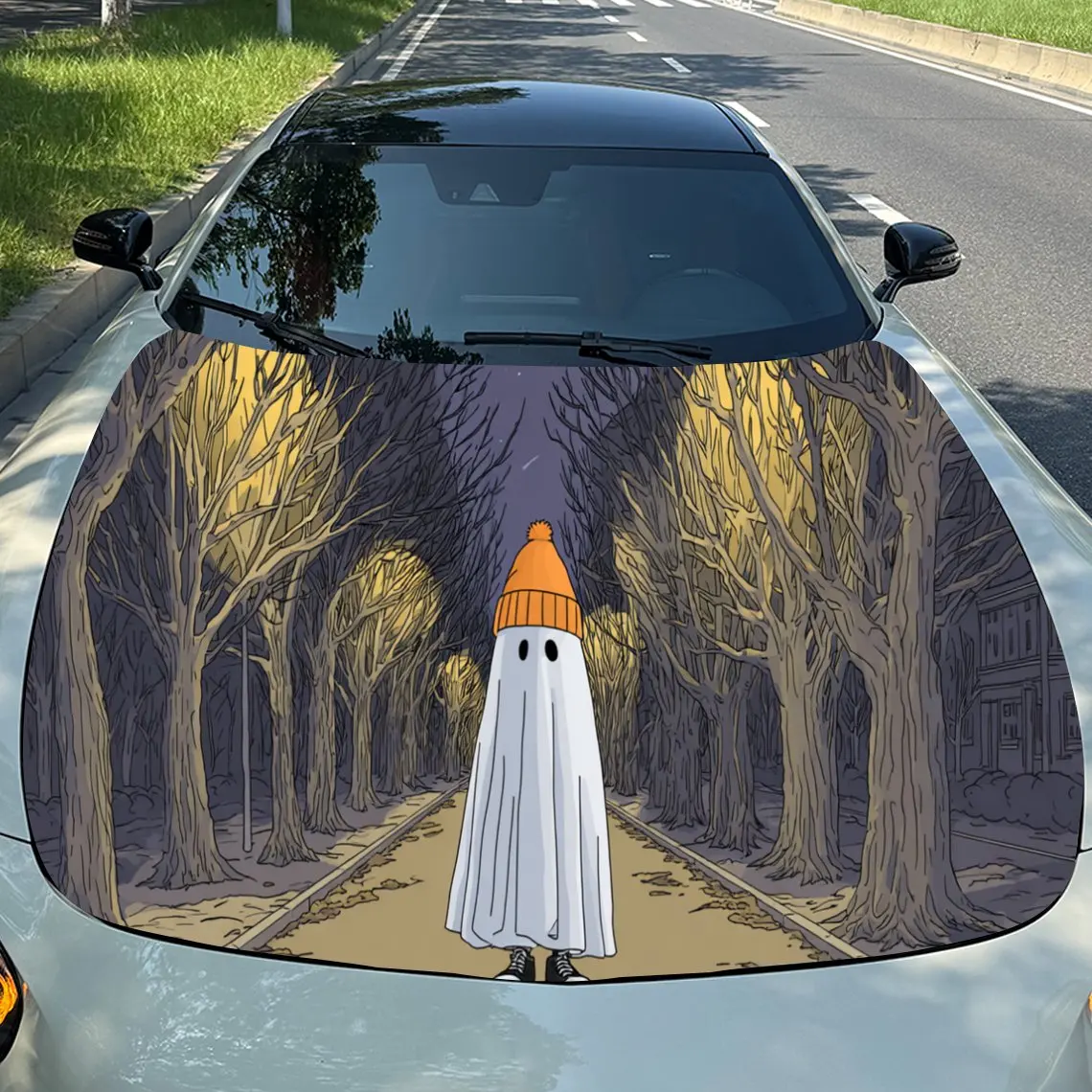 Magical Figure in Forest Path Car Hood Stickers - Self-Adhesive, Waterproof and Durable Vinyl Wrap, Decorate And Protect Your Ca
Magical Figure in Forest Path Car Hood Stickers - Self-Adhesive, Waterproof and Durable Vinyl Wrap, Decorate And Protect Your Ca