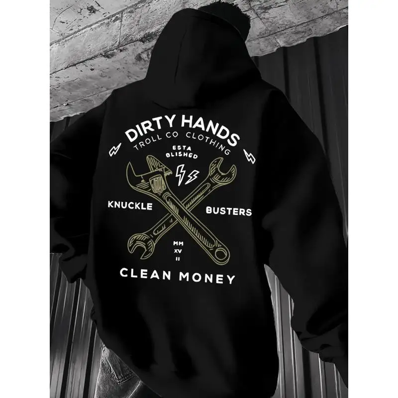 Wrench Print Hoodie Unisex Spring Fashion Comfortable Fit Animal Pattern Sweatshirt Cross-Border Main Item U 29291
Wrench Print Hoodie Unisex Spring Fashion Comfortable Fit Animal Pattern Sweatshirt Cross-Border Main Item U 29291