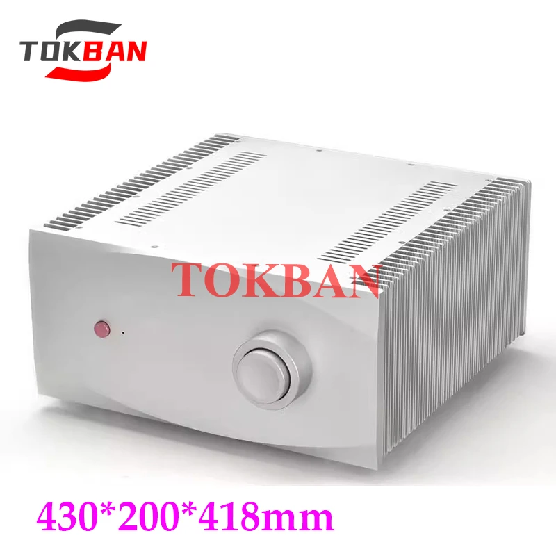 Tokban Audio 4320 430*200*418mm Aluminium Class A Power Amplifier Chassis Enclosure with Heat Sink DIy Amp Case Shell
Tokban Audio 4320 430*200*418mm Aluminium Class A Power Amplifier Chassis Enclosure with Heat Sink DIy Amp Case Shell
