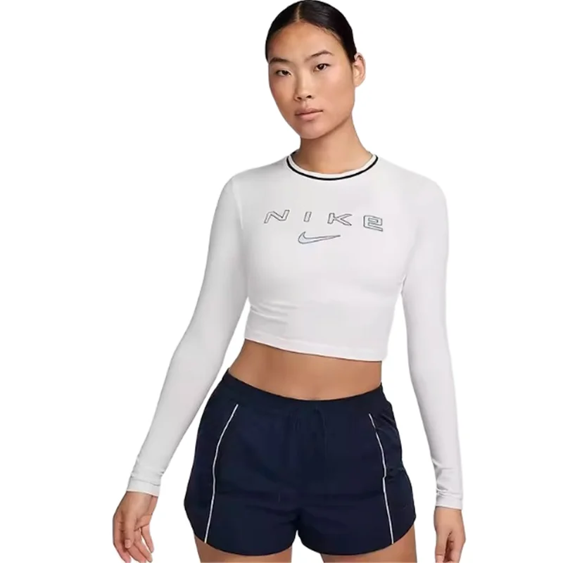 Nike FZ2859-100 Женский спортивный повседневный хлопковый трикотаж с круглым вырезом и длинными рукавами S-XL белого цвета
Nike FZ2859-100 Женский спортивный повседневный хлопковый трикотаж с круглым вырезом и длинными рукавами S-XL белого цвета