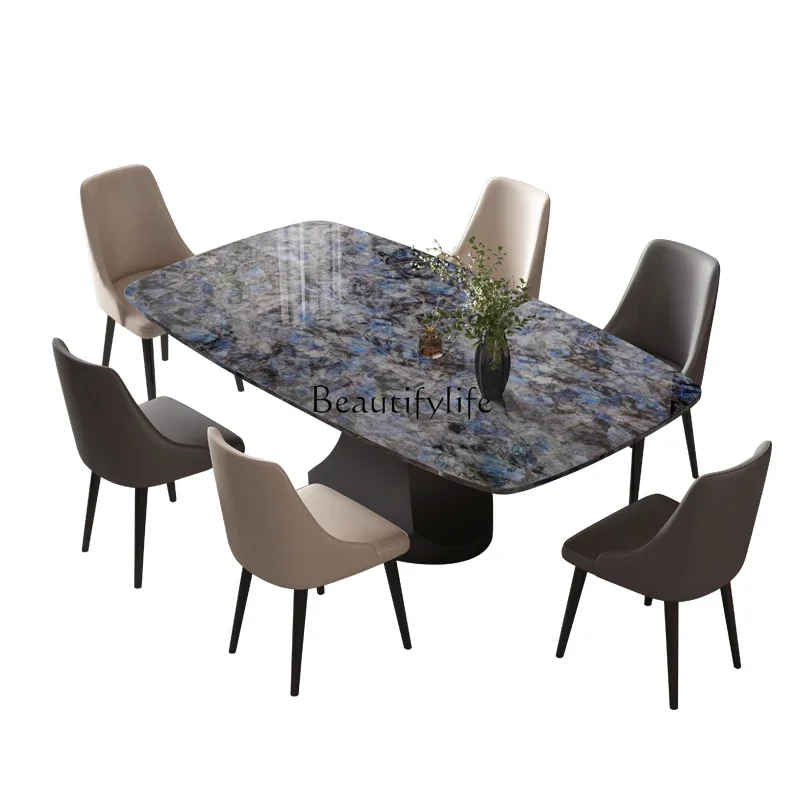 ls 42Dining table light luxury modern Italian simplicity light luxury high-end marble
ls 42Dining table light luxury modern Italian simplicity light luxury high-end marble