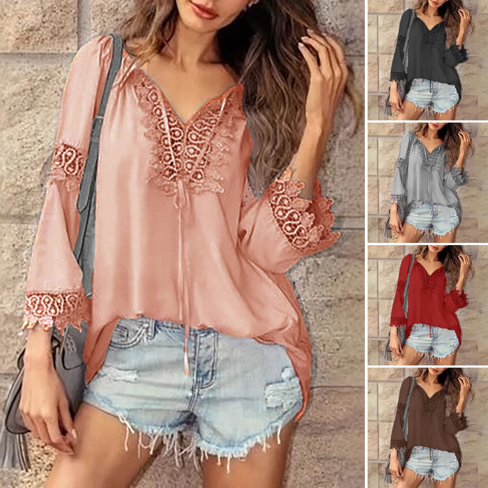 Hook flower hollow Out cotton and linen casual shirt women's comfortable Long-sleeved shirt
Hook flower hollow Out cotton and linen casual shirt women's comfortable Long-sleeved shirt