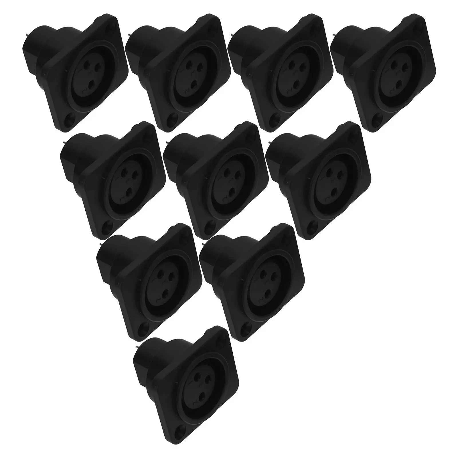 10Pcs 3-Pin Xlr Female Panel Mount Socket Balanced Audio Connector for Microphone Mixer Amplifier Studio Speaker Xlr Mount
10Pcs 3-Pin Xlr Female Panel Mount Socket Balanced Audio Connector for Microphone Mixer Amplifier Studio Speaker Xlr Mount