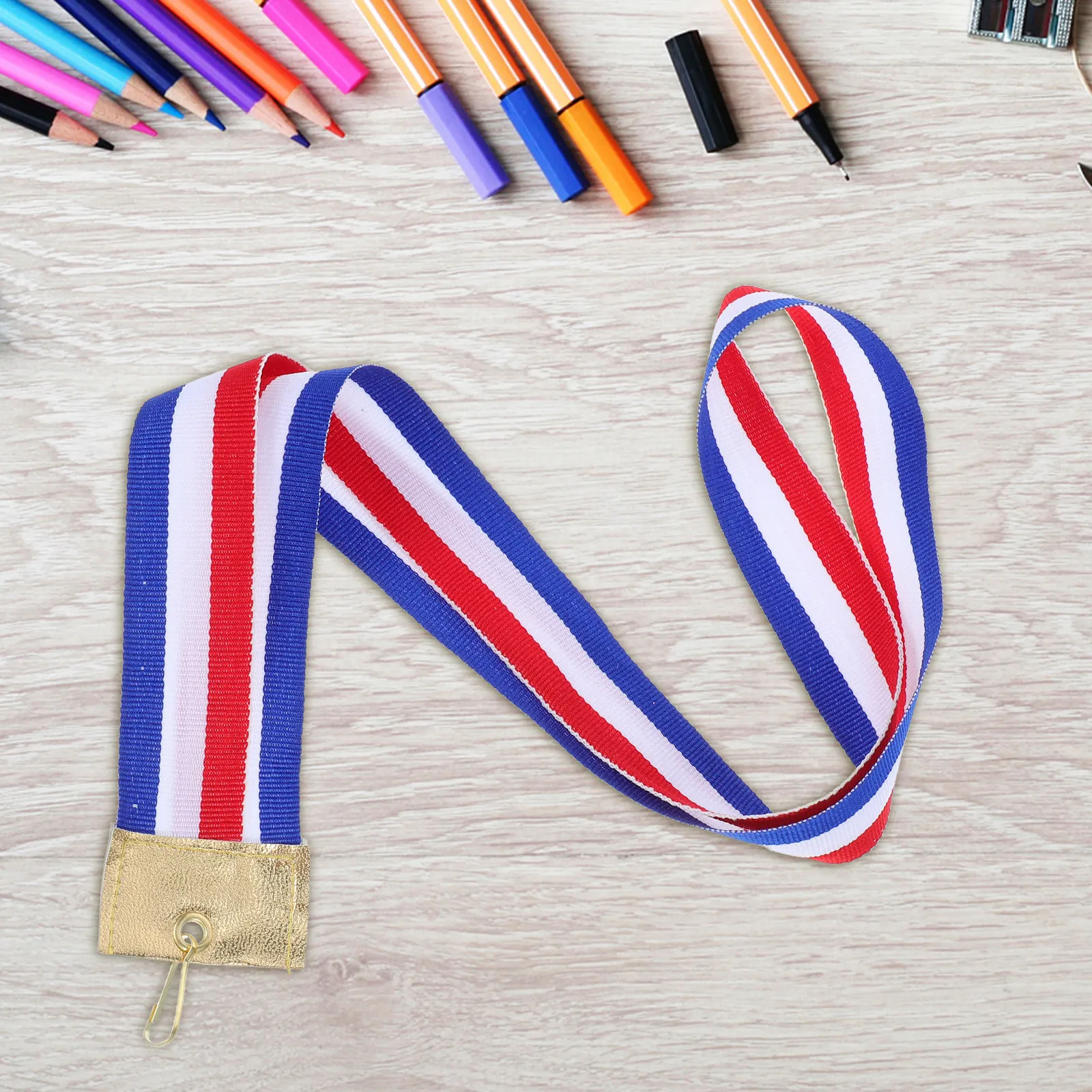 20 pcs Medal Lanyard Badge Clip Holder Award Ribbon Lanyards Graduation Neck Ribbons Clasp Id Card Polyester Adjustable
20 pcs Medal Lanyard Badge Clip Holder Award Ribbon Lanyards Graduation Neck Ribbons Clasp Id Card Polyester Adjustable