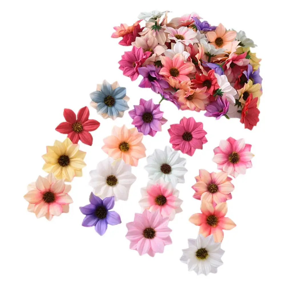50 Pcs Artificial Flowers Mini Daisy Heads Silk Cloth For Crafts DIY Material Mixed Colors 5cm Lifelike
50 Pcs Artificial Flowers Mini Daisy Heads Silk Cloth For Crafts DIY Material Mixed Colors 5cm Lifelike