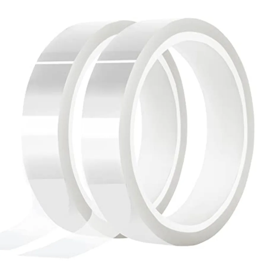 2 Rolls 20mm x33m 108ft Clear Heat Tape, Transparent High Temperature Heat Resistant Tape, Heat Transfer Tape for Heat Press an
2 Rolls 20mm x33m 108ft Clear Heat Tape, Transparent High Temperature Heat Resistant Tape, Heat Transfer Tape for Heat Press an