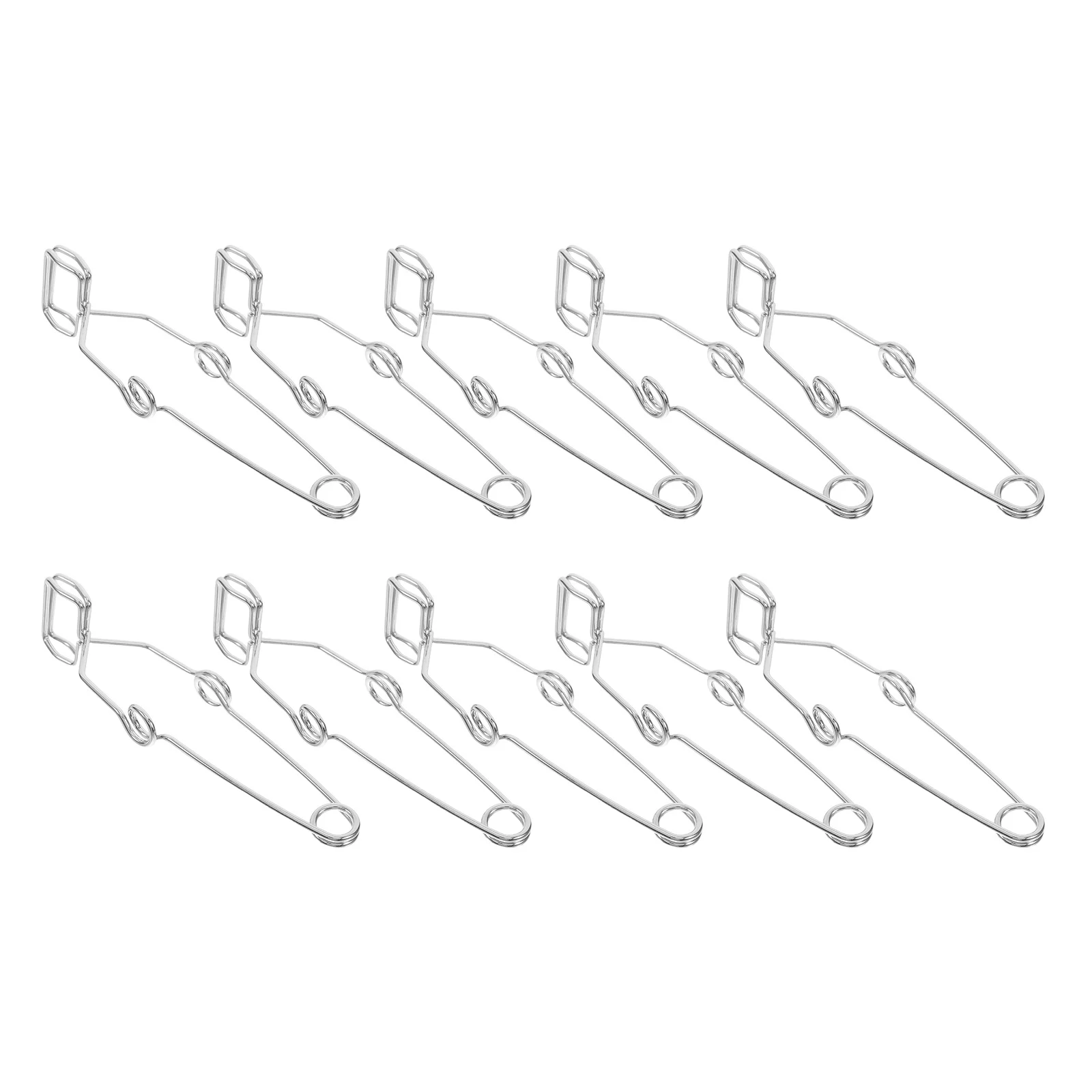 10Pcs Steel Test Tube Clamps Laboratory Heavy Duty Spring-Loaded Metal Holders for Secure Lab Tube Support Steel Clamp
10Pcs Steel Test Tube Clamps Laboratory Heavy Duty Spring-Loaded Metal Holders for Secure Lab Tube Support Steel Clamp