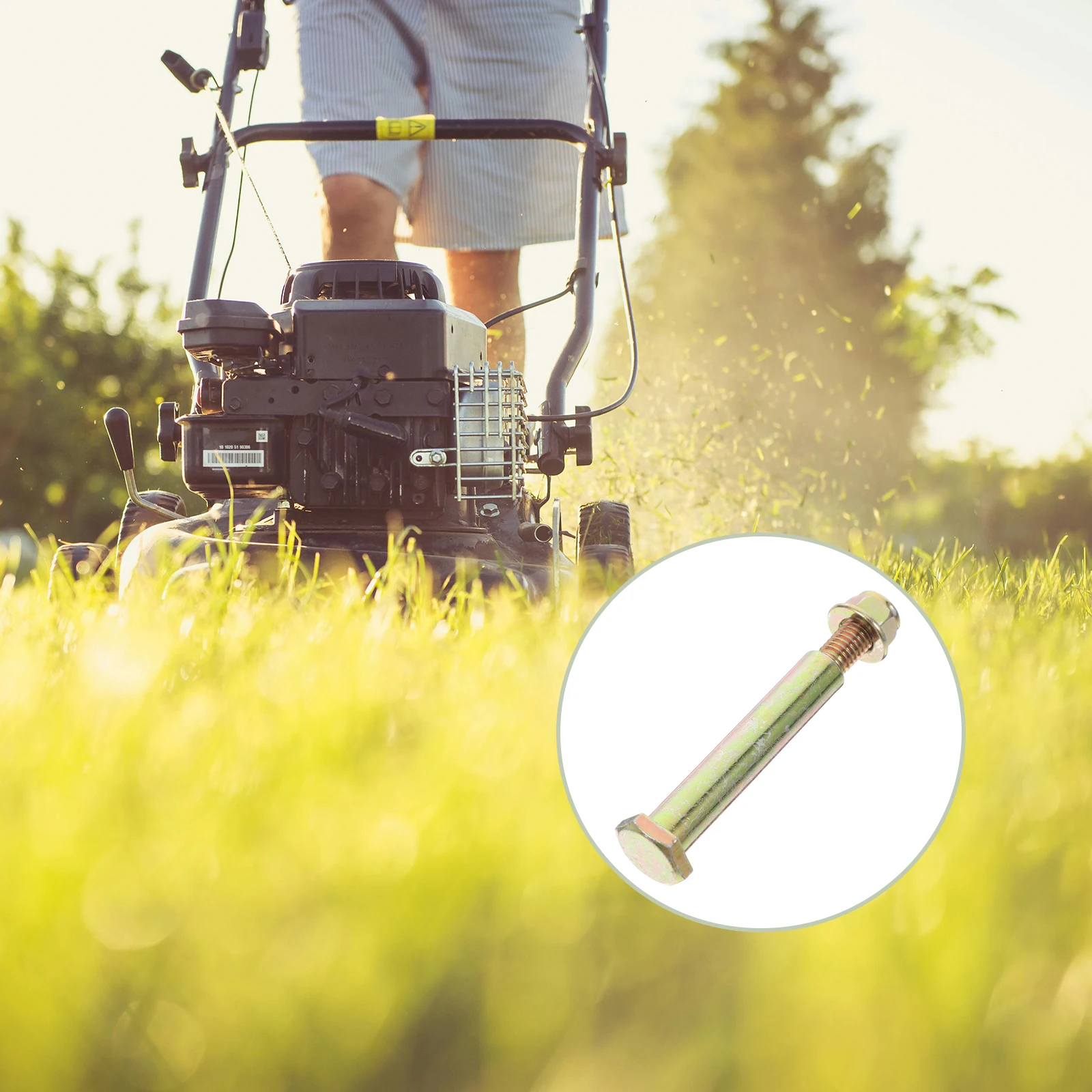 1Set Steel Lawn Mower Wheel Bolt Nut Set Rear Wheel Screw Universal Replacement Accessory Steel for Lawn Mower
1Set Steel Lawn Mower Wheel Bolt Nut Set Rear Wheel Screw Universal Replacement Accessory Steel for Lawn Mower