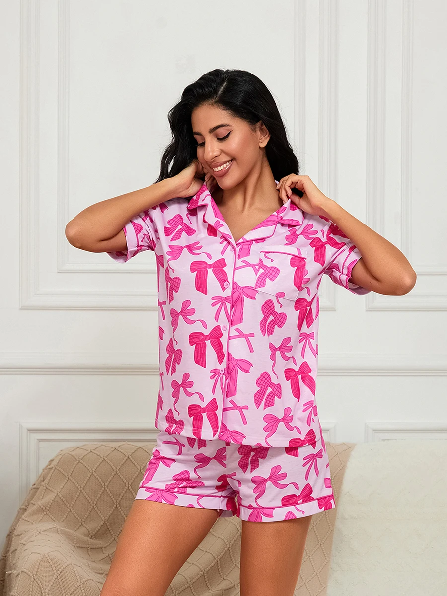Women s Floral Print Pajama Set with Long Sleeve Lapel Button Up Tops and Pants Sleepwear Sets
Women s Floral Print Pajama Set with Long Sleeve Lapel Button Up Tops and Pants Sleepwear Sets