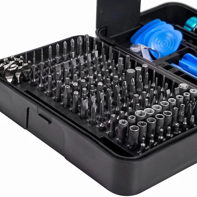 1 SET Precision Screwdriver Kits Magnetic Torx Hex Triwing Screwdriver Bits 170 Pcs Repair Mobile Phone Professional Tool Kits
1 SET Precision Screwdriver Kits Magnetic Torx Hex Triwing Screwdriver Bits 170 Pcs Repair Mobile Phone Professional Tool Kits