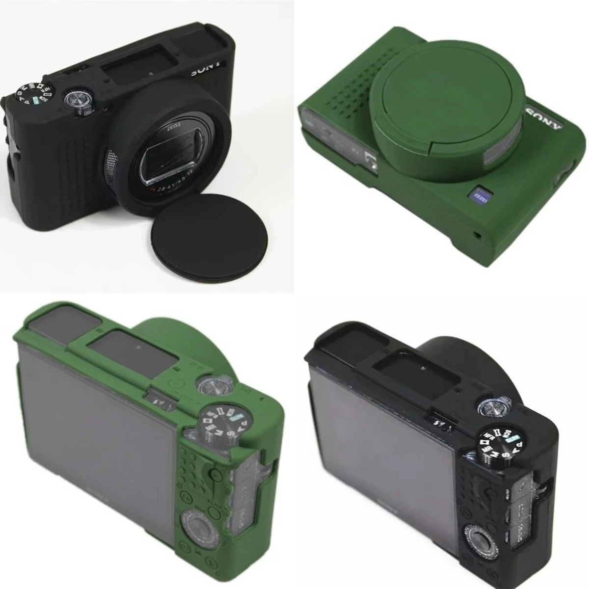 For Sony RX100 Mark VII Camera Silicone Case + Skin Cover & Lens Cap for Compact Protection
For Sony RX100 Mark VII Camera Silicone Case + Skin Cover & Lens Cap for Compact Protection