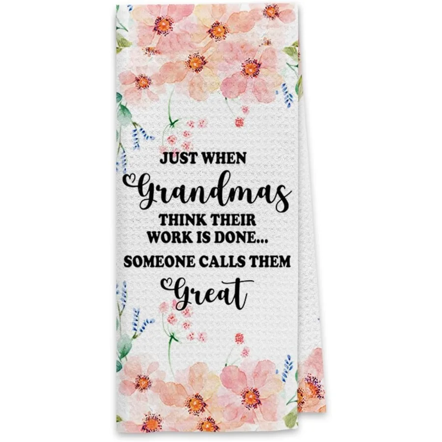 Great Grandma Gifts Kitchen Dishcloths Pregy Annouement Hand Towels Tea Towels for Bathroom Kitchen 16x24 Ihes
Great Grandma Gifts Kitchen Dishcloths Pregy Annouement Hand Towels Tea Towels for Bathroom Kitchen 16x24 Ihes