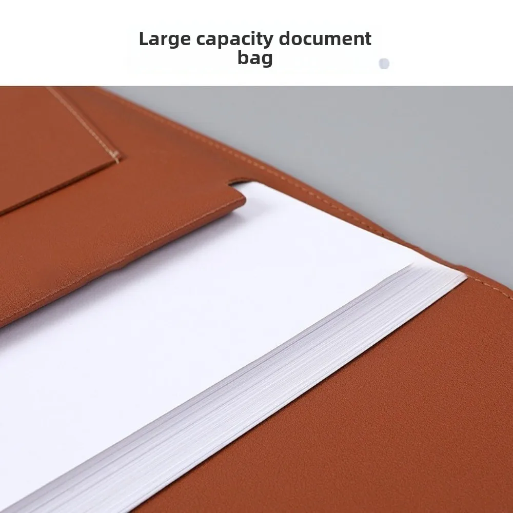 New A4 Leather Document Pouch Large Capacity Leather Envelope Folder Dustproof File Folder Bag Office
New A4 Leather Document Pouch Large Capacity Leather Envelope Folder Dustproof File Folder Bag Office