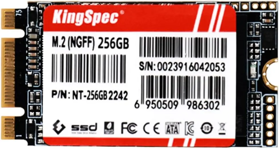256 ГБ M.2 SATA SSD — совместим с ноутбуками и настольными ПК, высокая скорость, не подходит для слотов NVMe
256 ГБ M.2 SATA SSD — совместим с ноутбуками и настольными ПК, высокая скорость, не подходит для слотов NVMe