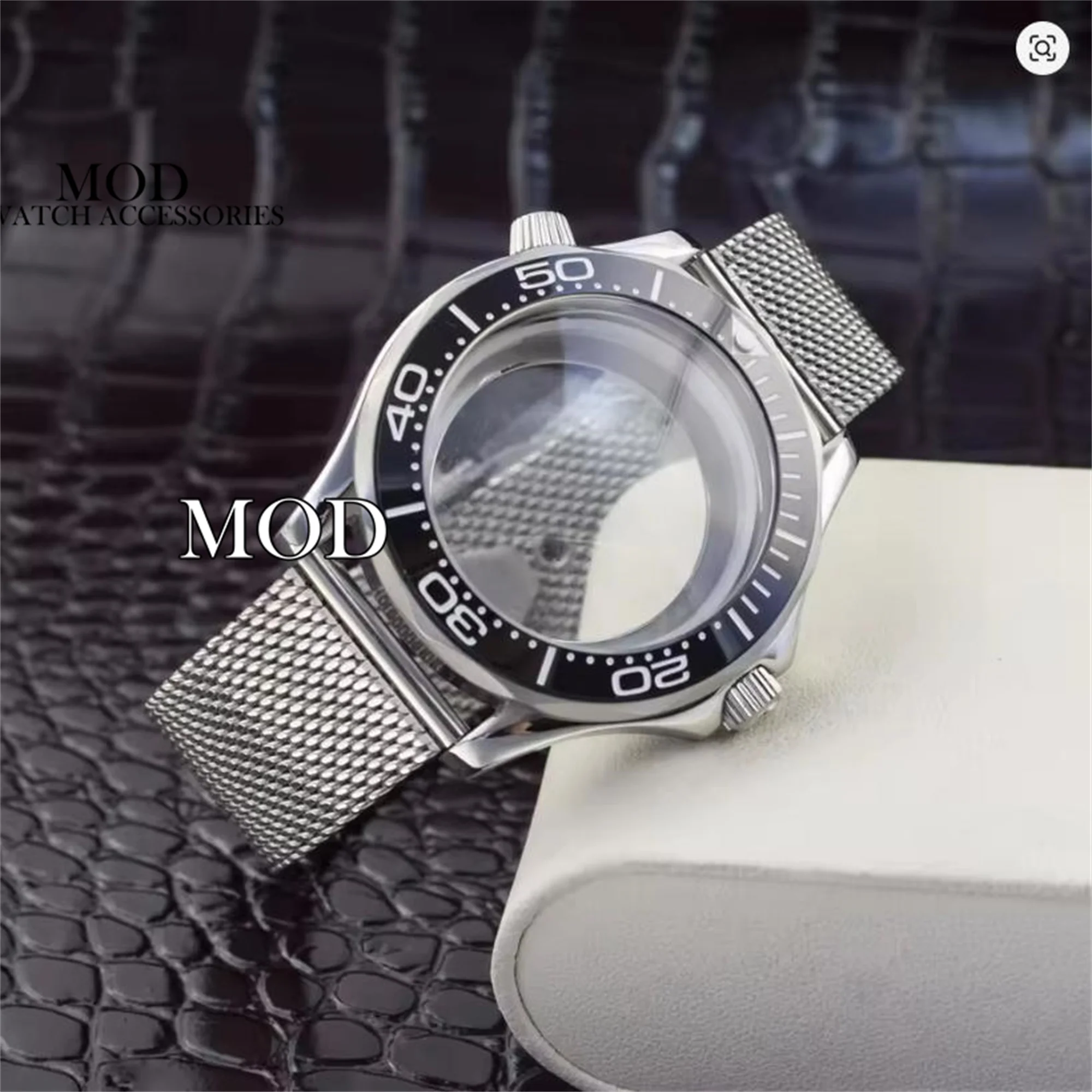 NH35 Case Dial Mesh Strap Band for Seamaster 300 Watches Men Stainless Steel 10ATM Waterproof 41mm MOD Case fit NH35/36 Movement
NH35 Case Dial Mesh Strap Band for Seamaster 300 Watches Men Stainless Steel 10ATM Waterproof 41mm MOD Case fit NH35/36 Movement