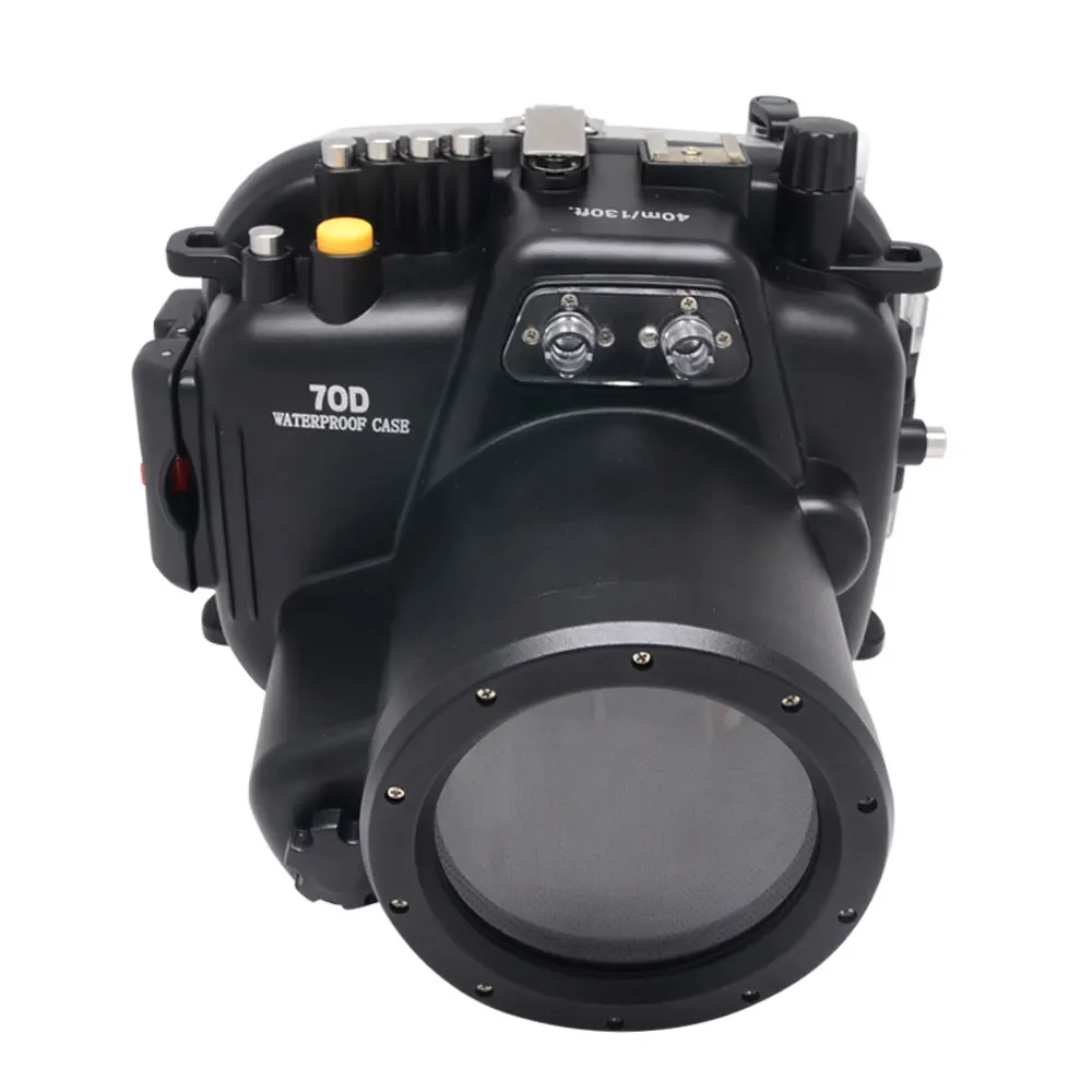 Mcoplus WP-70D 40M/130ft Underwater Waterproof Camera Housing Case for Canon EOS 70D Camera 18-135mm Lens
Mcoplus WP-70D 40M/130ft Underwater Waterproof Camera Housing Case for Canon EOS 70D Camera 18-135mm Lens