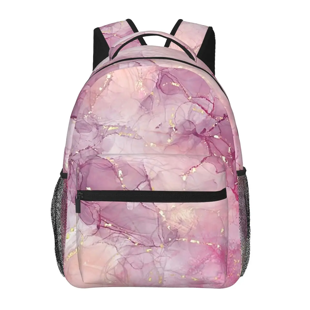 Pink Elegant Marble Design Student Backpack School Bag Hiking Travel Daypack for Men Women Fashion Bookbag Shoulder Bags
Pink Elegant Marble Design Student Backpack School Bag Hiking Travel Daypack for Men Women Fashion Bookbag Shoulder Bags