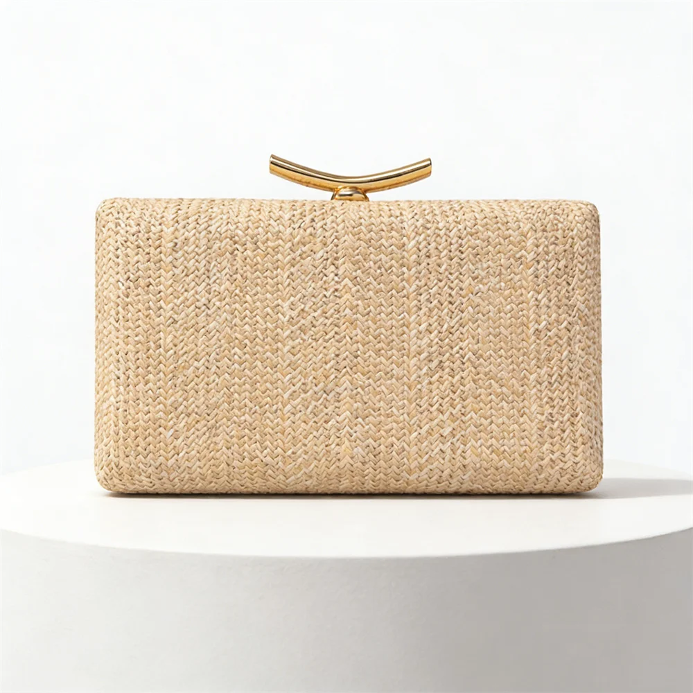 Female Flap Box Clutch Evening Bags Women Luxury Designer Handbag Purses Straw Weaving Summer Beach Chain Strap Shoulder Bags
Female Flap Box Clutch Evening Bags Women Luxury Designer Handbag Purses Straw Weaving Summer Beach Chain Strap Shoulder Bags