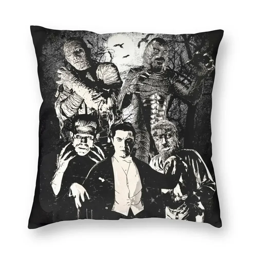 MONSTERS Dracula Pillowcase Soft Polyester Cushion Cover Decoration Spooky Wolfman Frankenstein Throw Pillow Case 45cm 18x18In
MONSTERS Dracula Pillowcase Soft Polyester Cushion Cover Decoration Spooky Wolfman Frankenstein Throw Pillow Case 45cm 18x18In