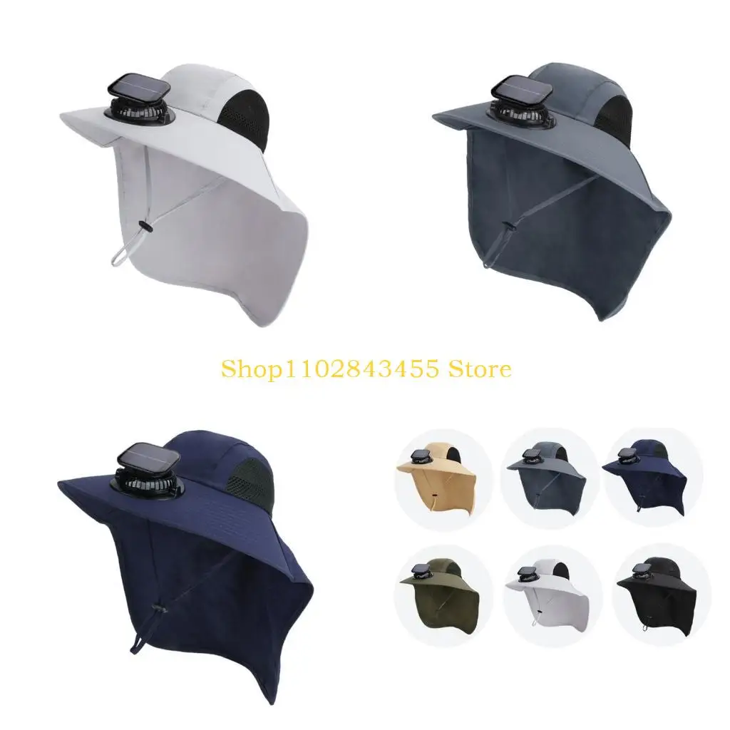 49MC Portable Foldable Fisherman Hat Solar Powered Sun Bucket Hat Outdoor Use
49MC Portable Foldable Fisherman Hat Solar Powered Sun Bucket Hat Outdoor Use